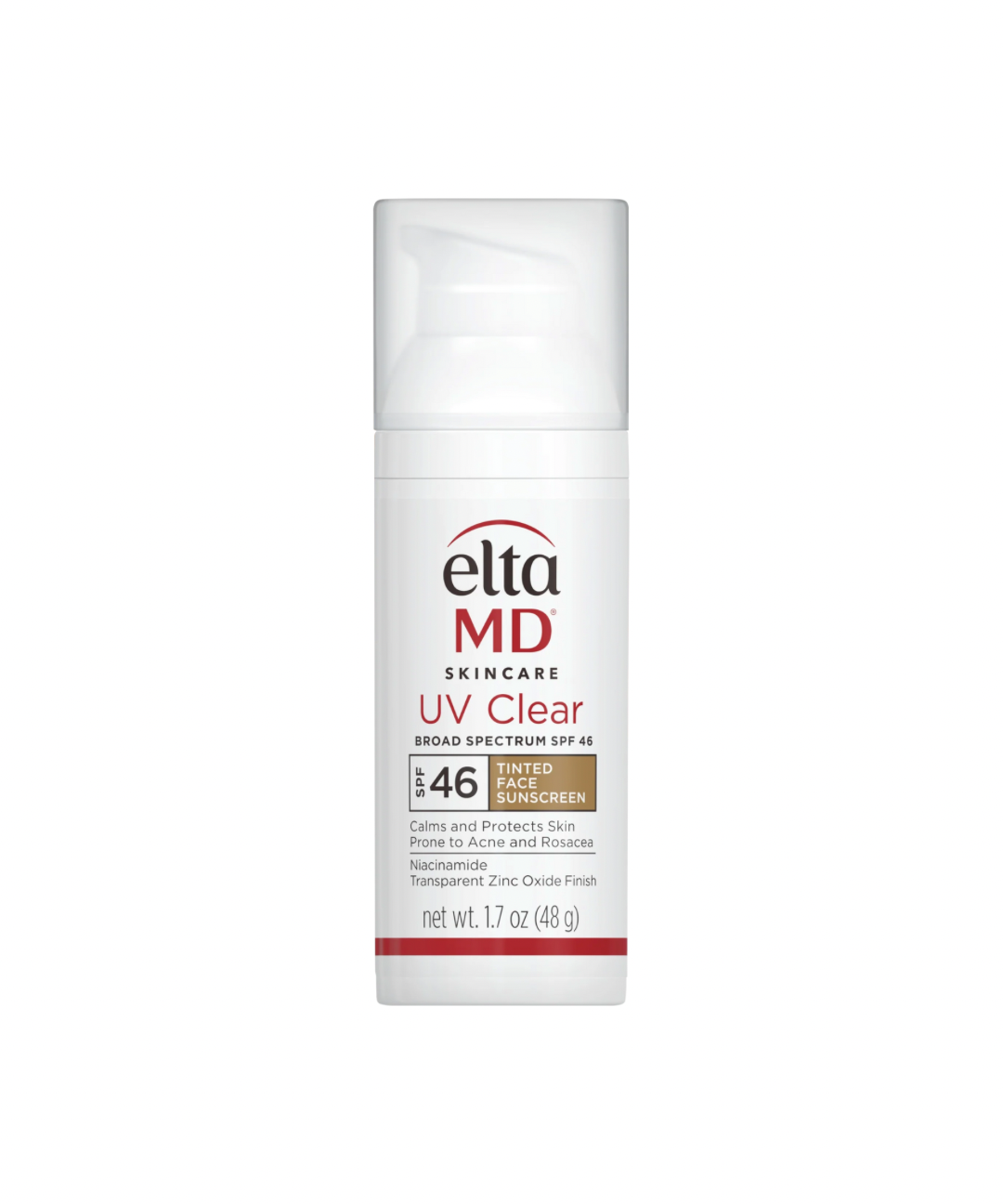 Protection solaire pour le visage UV Clear teinté FPS46 Elta MD